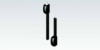 Set zavoare verticale 3 pct. inch sus jos