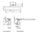 Amortizor cu brat cu blocare G-U OTS 140