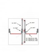 Manere antipanica usi 2 canate inch. 5 puncte fara maner exterior